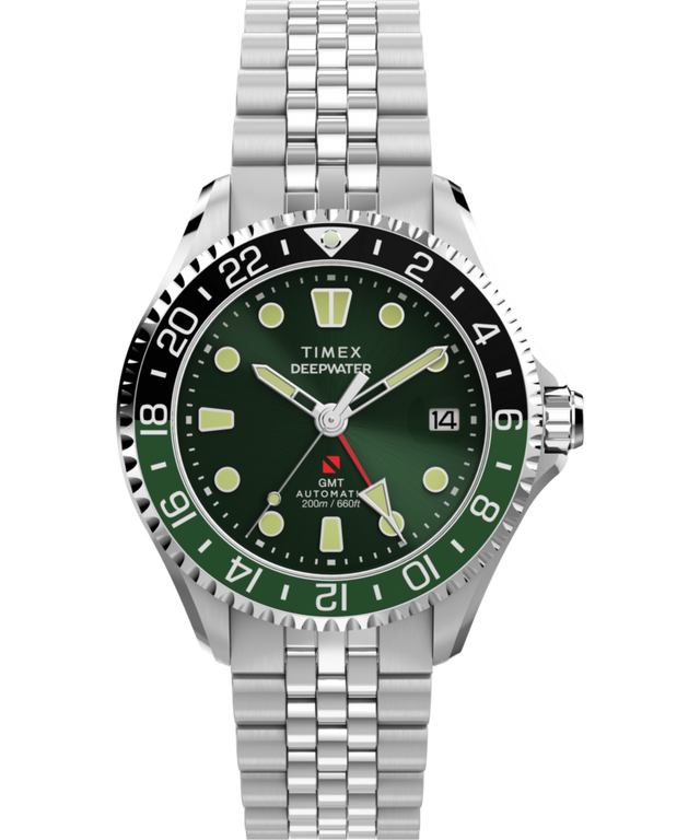 TW2Y64100 Deepwater Meridian 200 Automático GMT, reloj de 42 mm con brazalete de acero inoxidable. Imagen principal