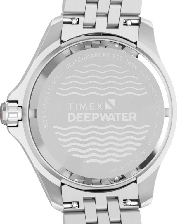TW2Y64100 Deepwater Meridian 200 Automatic GMT 42mm Stainless Steel Bracelet Watch Caseback Image