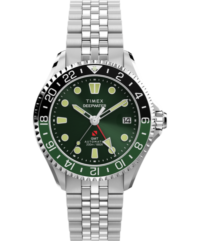 TW2Y64100 Deepwater Meridian 200 Automático GMT, reloj de 42 mm con brazalete de acero inoxidable. Imagen principal
