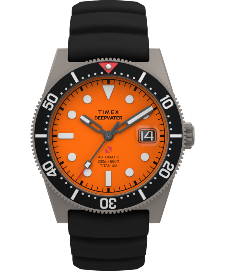 Imagen principal del reloj TW2Y64300 Deepwater Reef 200 Titanium Automatic de 41 mm con correa de caucho sintético