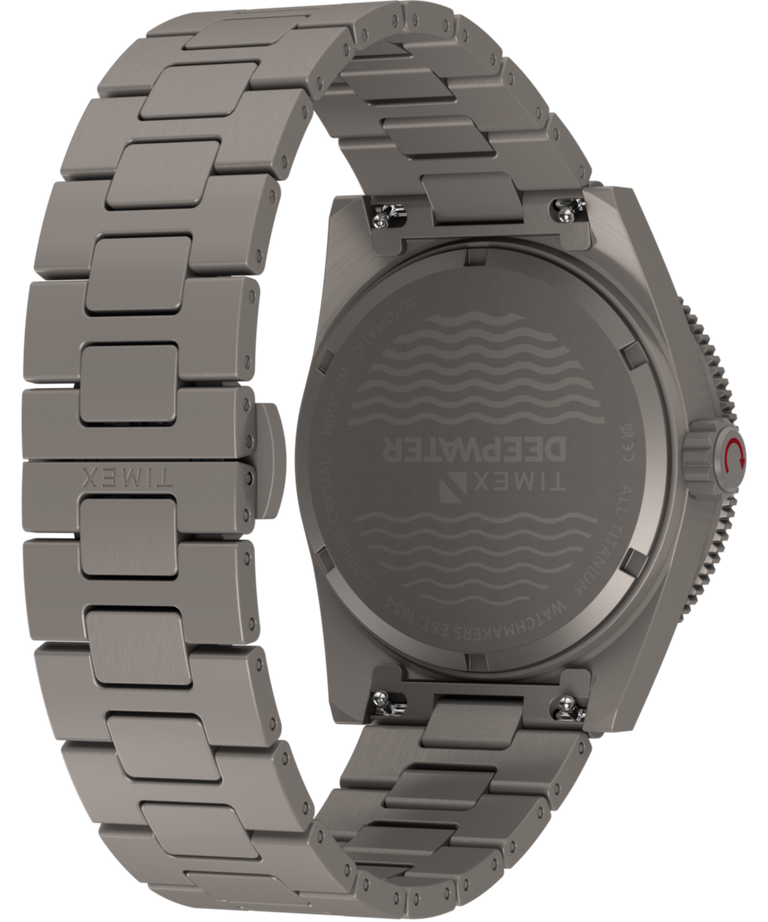 TW2Y64400 Deepwater Reef 200, reloj automático de titanio de 41 mm con brazalete: imagen del fondo de la caja con accesorio