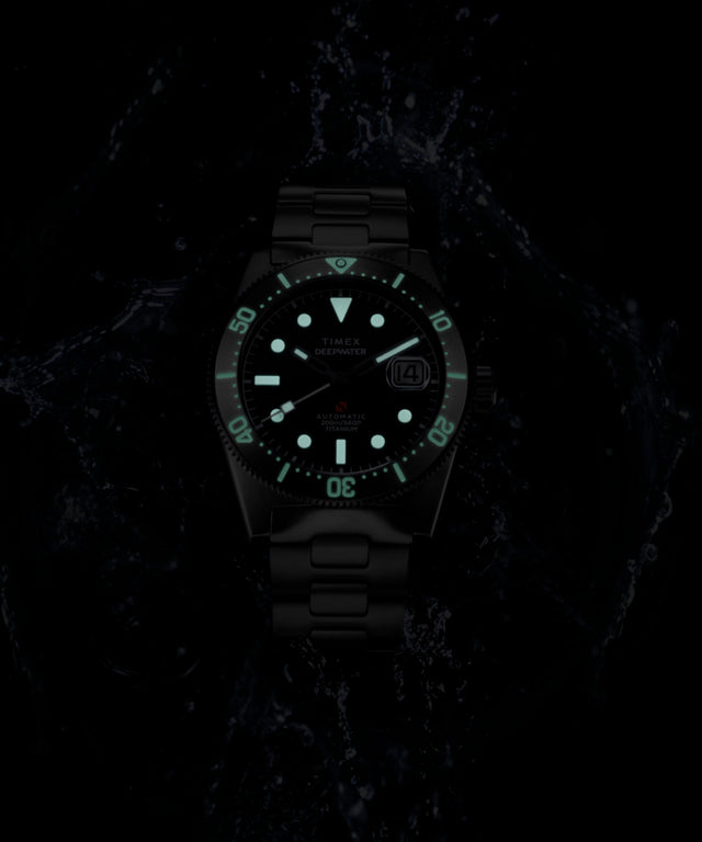 TW2Y64400 Deepwater Reef 200 41mm Titanium Automatic Bracelet Watch Alt Beauty Shot 3