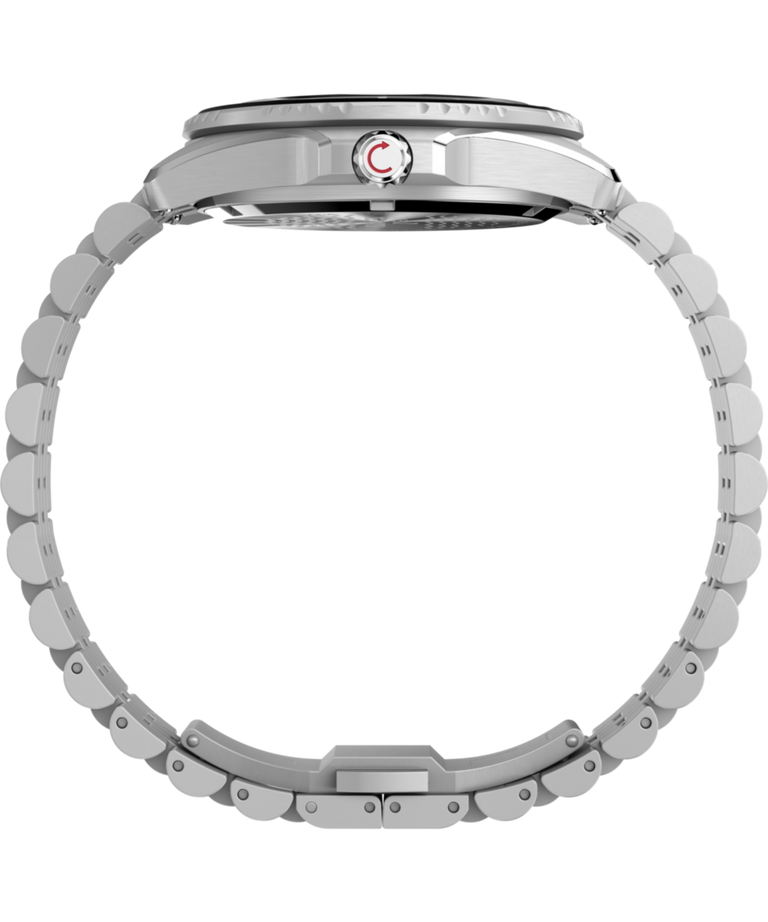 TW2Y64500 Deepwater Arctic, reloj de 40,5 mm con brazalete de acero inoxidable. Imagen de perfil