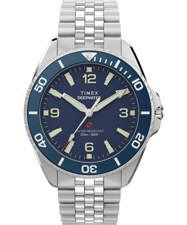 TW2Y64600 Deepwater Arctic, reloj de 40,5 mm con brazalete de acero inoxidable. Imagen principal