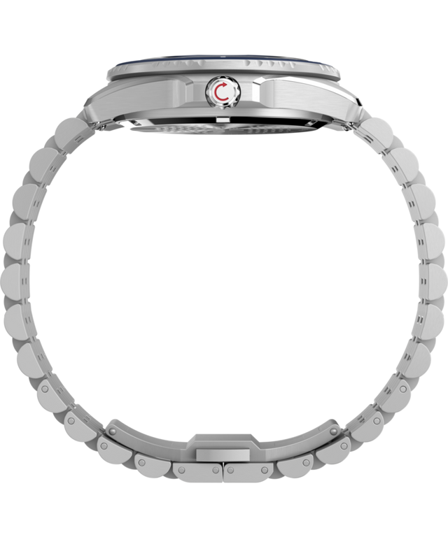 TW2Y64600 Deepwater Arctic, reloj de 40,5 mm con brazalete de acero inoxidable. Imagen de perfil