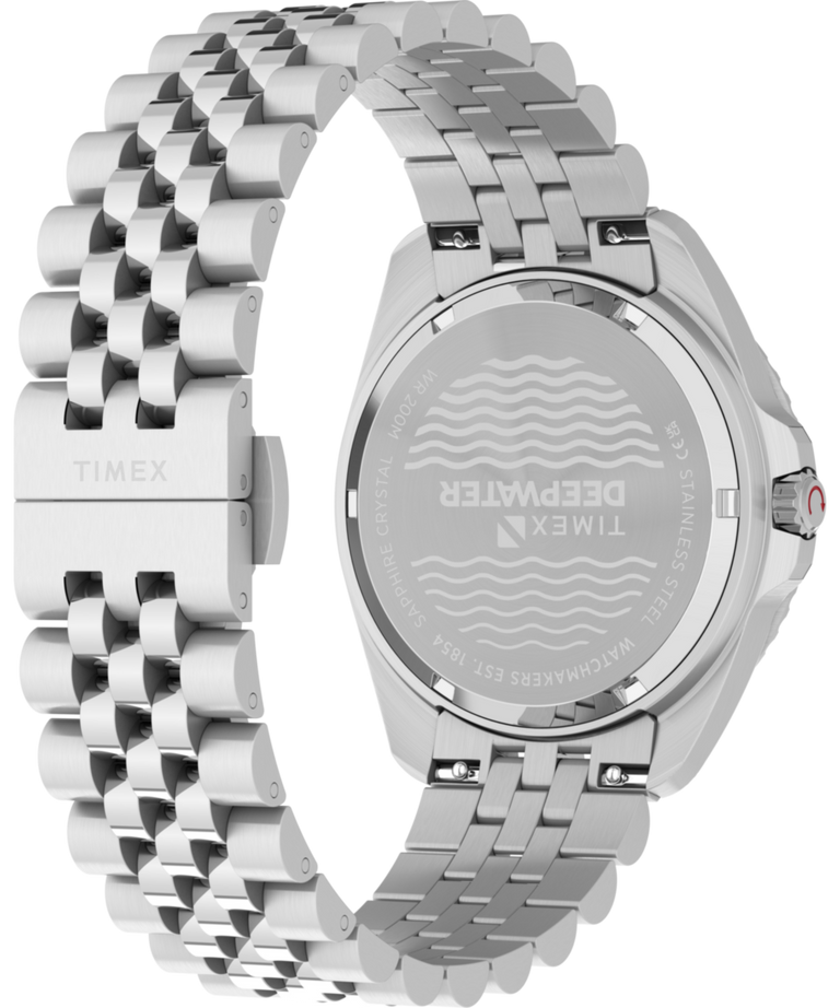 TW2Y64600 Deepwater Arctic, reloj de 40,5 mm con brazalete de acero inoxidable: imagen del fondo de la caja con accesorio