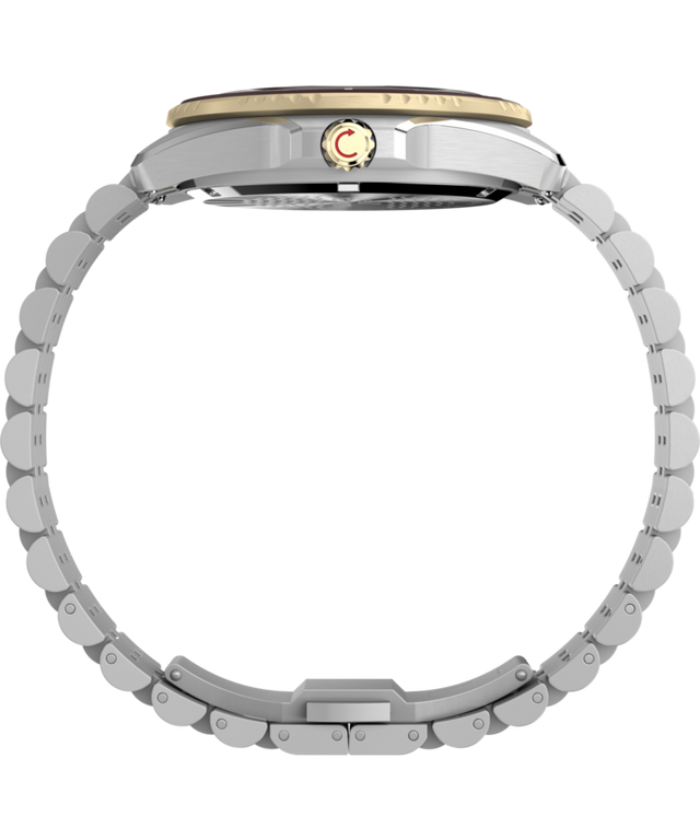 TW2Y64700 Deepwater Arctic, reloj de 40,5 mm con brazalete de acero inoxidable. Imagen de perfil