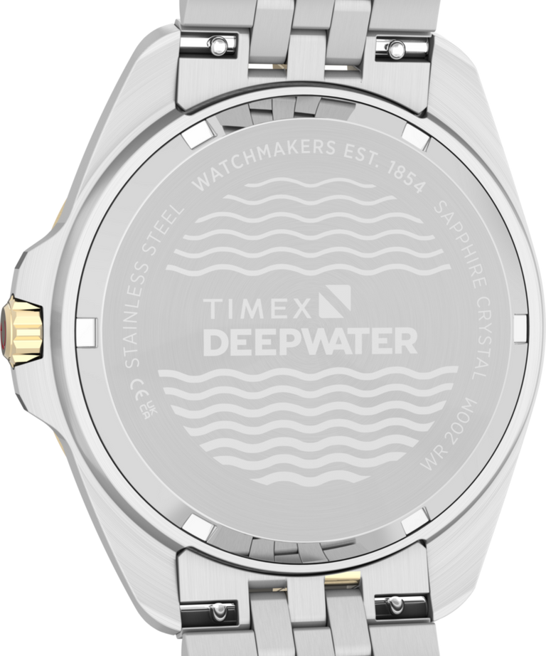 TW2Y64700 Deepwater Arctic, 40,5 mm, reloj con brazalete de acero inoxidable: imagen del fondo de la caja