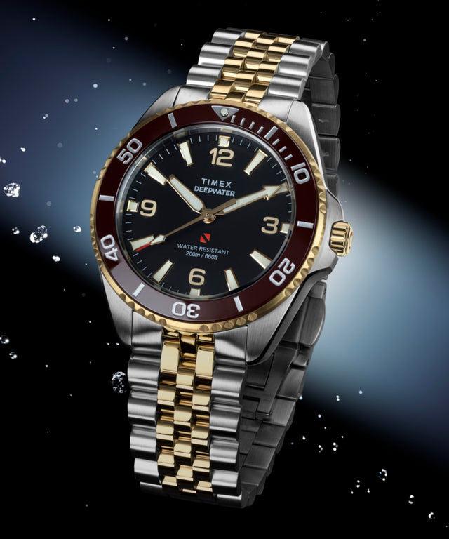 TW2Y64700 Deepwater Arctic, reloj de 40,5 mm con brazalete de acero inoxidable: siluetas clave de la campaña (fotografías de producto) Imagen