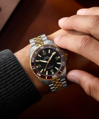 TW2Y64700 Deepwater Arctic 40.5mm Stainless Steel Bracelet Watch Primary Wrist Image