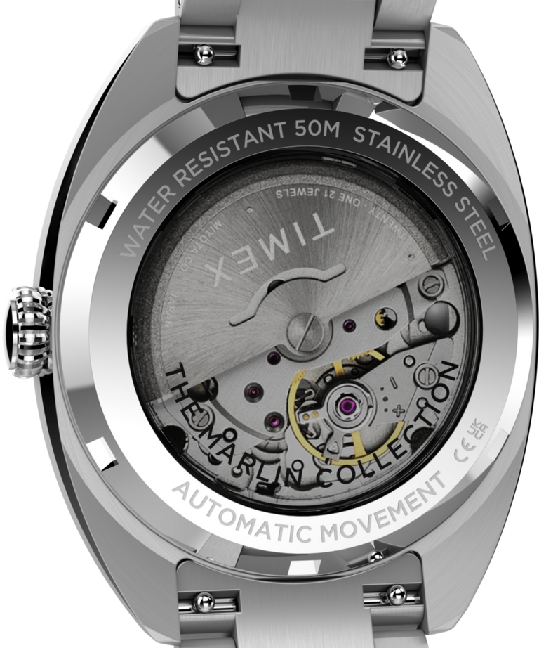 TW2Y65000 Marlin® Draper Automático, 37 mm, con brazalete de acero inoxidable: imagen del fondo de la caja del reloj