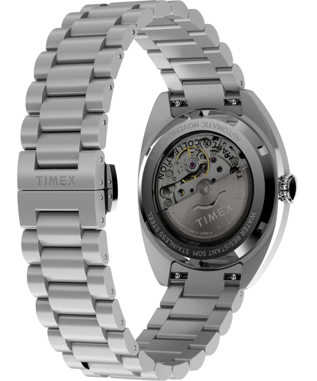 TW2Y65000 Marlin® Draper Automático, reloj de 37 mm con brazalete de acero inoxidable: imagen del fondo de la caja con accesorio