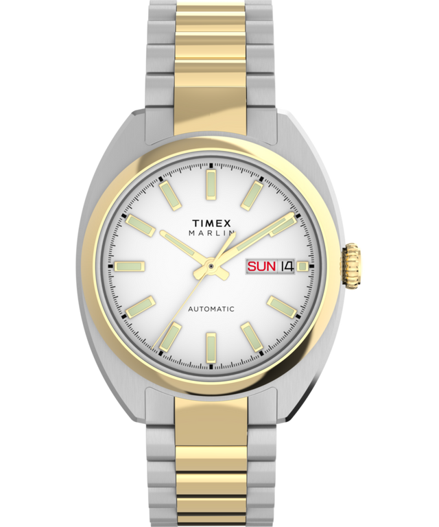 TW2Y65100 Reloj Marlin® Draper automático de 37 mm con brazalete de acero inoxidable  Imagen principal