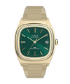 Imagen principal del reloj Timex® Automatic 1983 E Line de 34 mm con correa elástica de acero inoxidable TW2Y67700