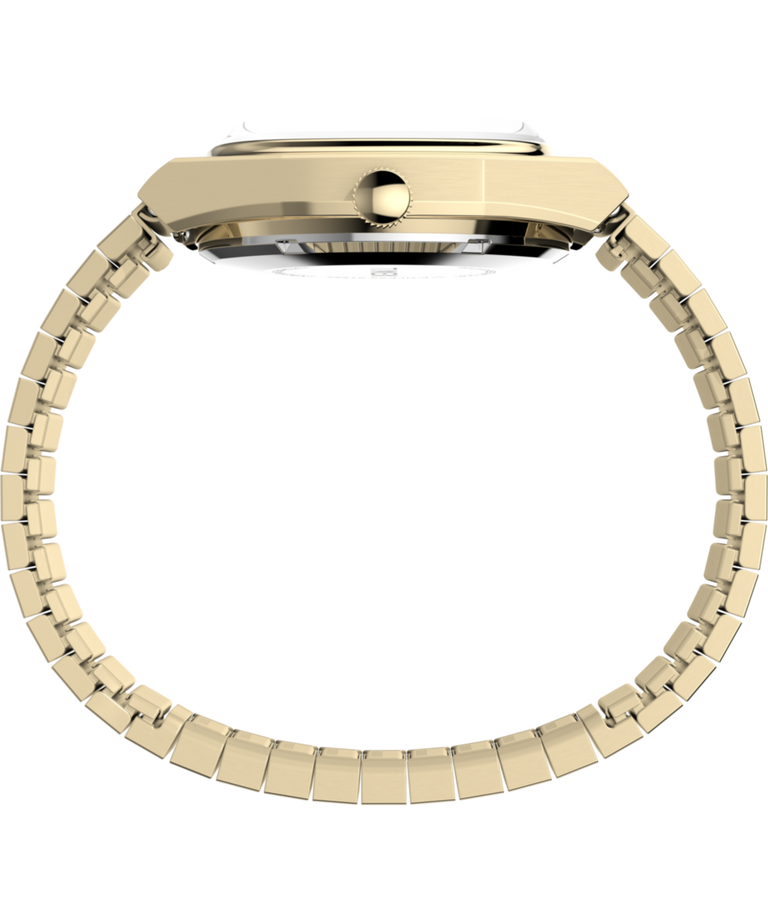 Imagen de perfil de reloj Timex® Automatic 1983 E Line de 34 mm con brazalete de expansión de acero inoxidable TW2Y67700