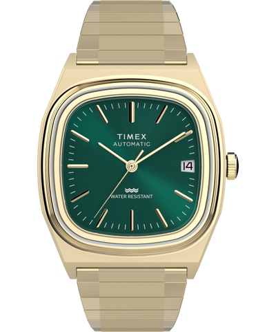 TW2Y67700 Timex® Automatic 1983 E Line 34mm Stainless Steel Expansion Band Watch Primary Image