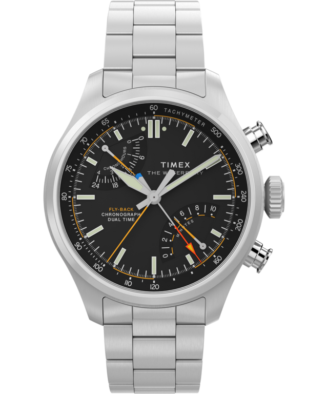 TW2Y70200 Reloj Waterbury Ace con cronógrafo «fly-back», 43 mm, brazalete de acero inoxidable. Imagen principal