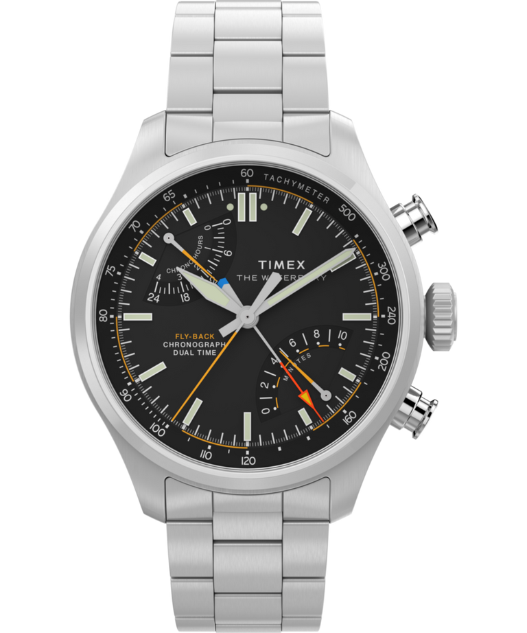 TW2Y70200 Waterbury Ace Fly-Back Chronograph 43mm Stainless Steel Bracelet Watch Primary Image