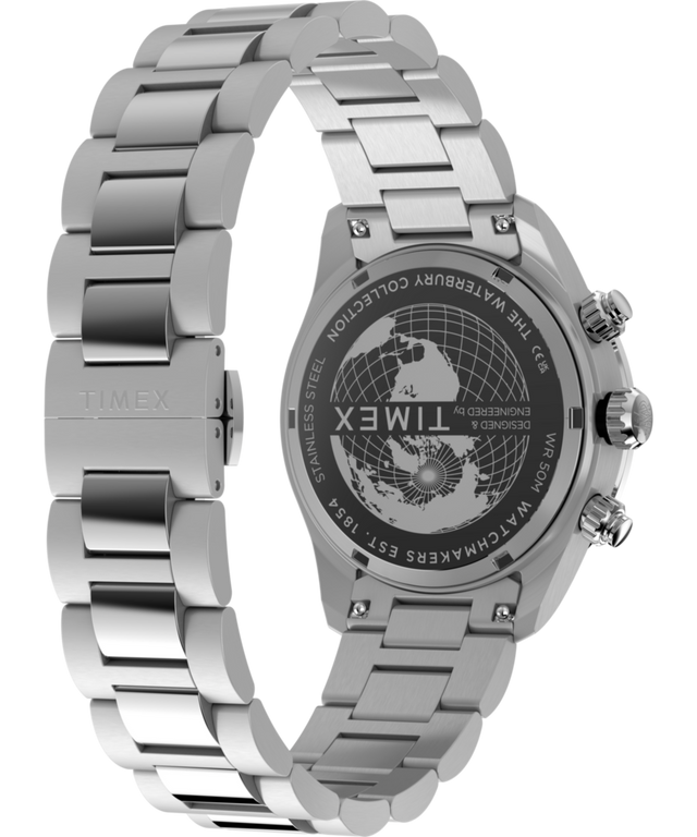 Waterbury Heritage Chronograph 39mm Stainless Steel Bracelet Watch Waterbury Heritage Chronograph 39mm Stainless Steel Bracelet Watch