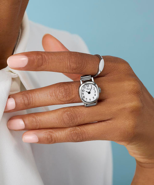 TW2Y70700 Cavatina® Mini 16mm Stainless Steel Expansion Band Ring Watch Primary Image