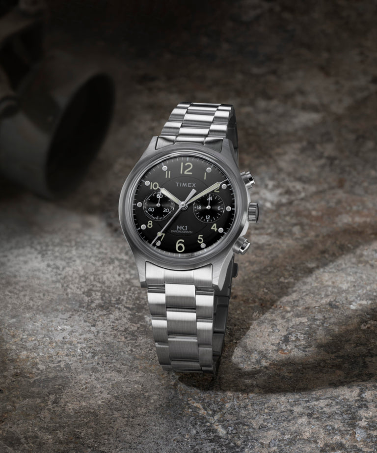 TW2Y71000 MK1 Chronograph 40mm Stainless Steel Bracelet Watch Campaign Key Silhouettes (Beauty shots) Image