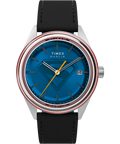 TW2Y71400 Timex x Superman Marlin® Jet Automatic 38mm Leather Strap Watch Primary Image