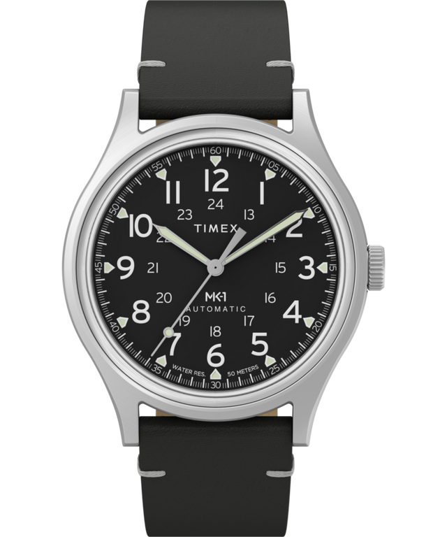 TW2Y71800 Reloj Timex MK1 automático de 40 mm con correa de piel. Imagen principal