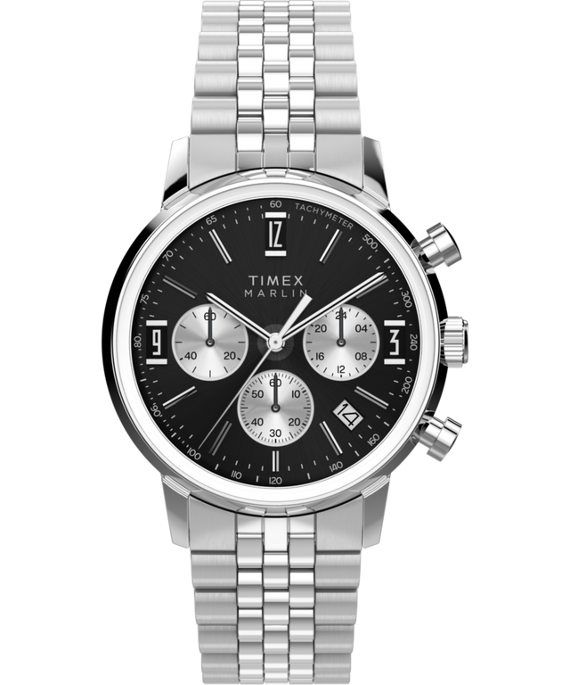 TW2Y72100 Marlin® Quartz Chrono, reloj de 40 mm con brazalete de acero inoxidable. Imagen principal