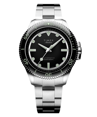 Imagen principal del Timex Atelier Marine M1a de 41 mm, automático, fabricado en Suiza con brazalete de acero inoxidable (TW2Y72500)