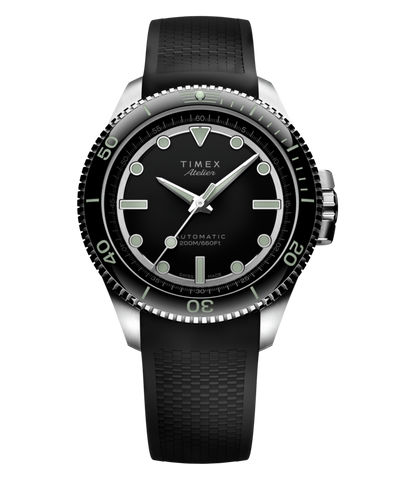 TW2Y72600 Timex Atelier Marine M1a 41mm Swiss Made Automatic NBR Synthetic Rubber Strap Primary Image