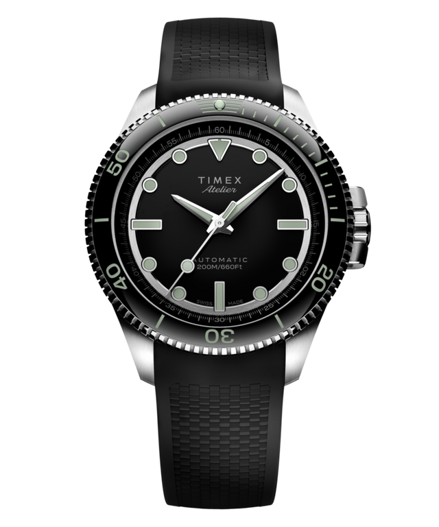 Imagen principal del Timex Atelier Marine M1a de 41 mm, automático, fabricado en Suiza con correa de caucho sintético NBR (TW2Y72600)