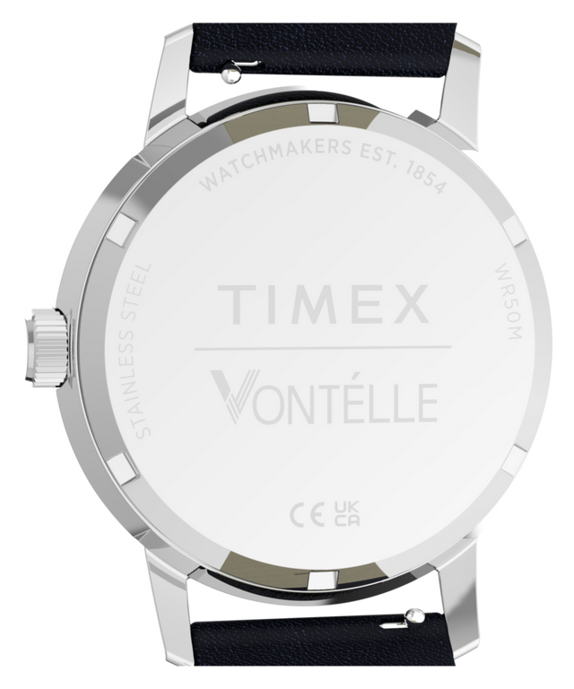 TW2Y73800 Vontélle x Timex Marlin 40mm Leather Strap Watch Caseback Image