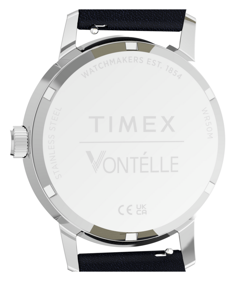 TW2Y73800 Vontélle x Timex Marlin 40mm Leather Strap Watch Caseback Image