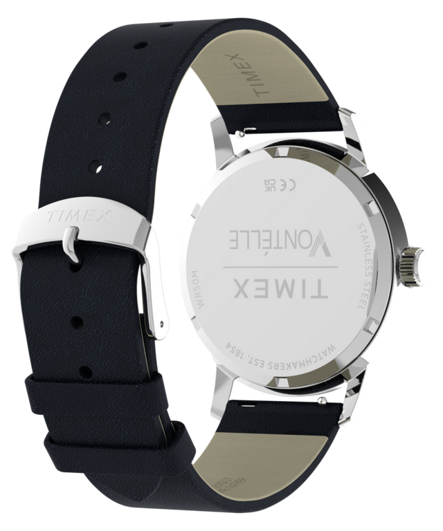 TW2Y73800 Vontélle x Timex Marlin 40mm Leather Strap Watch Caseback with Attachment Image