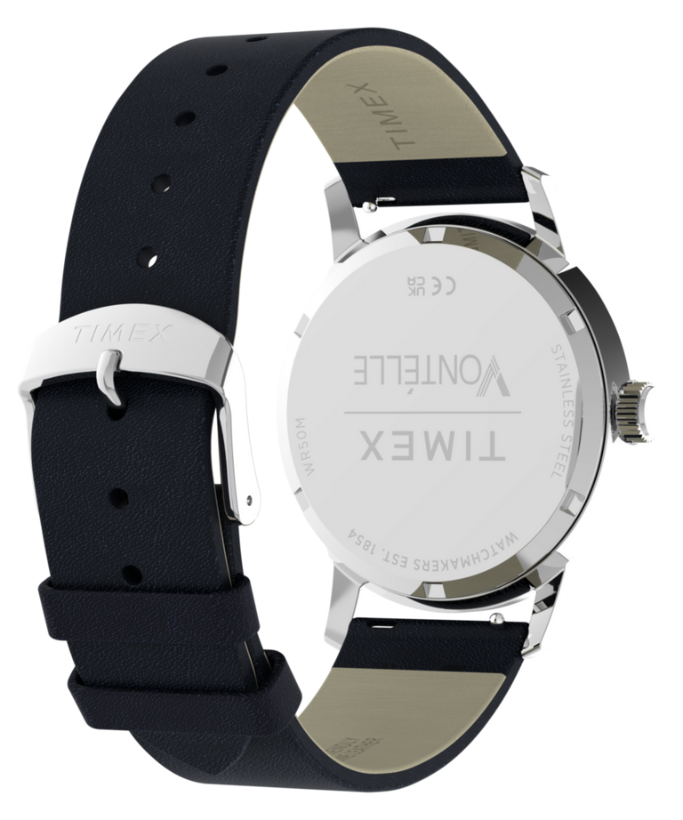 TW2Y73800 Vontélle x Timex Marlin 40mm Leather Strap Watch Caseback with Attachment Image