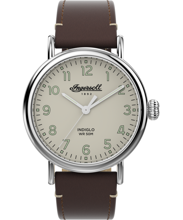 TW2Y75400 Waterbury Ingersoll Standard 40mm Leather Strap Watch Primary Image