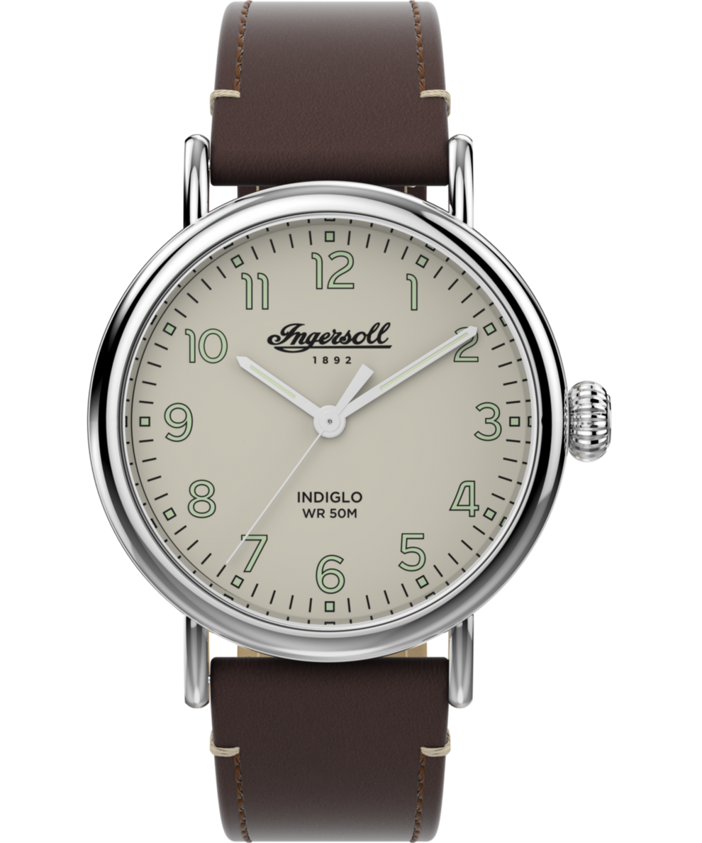 TW2Y75400 Waterbury Ingersoll Standard 40mm Leather Strap Watch Primary Image