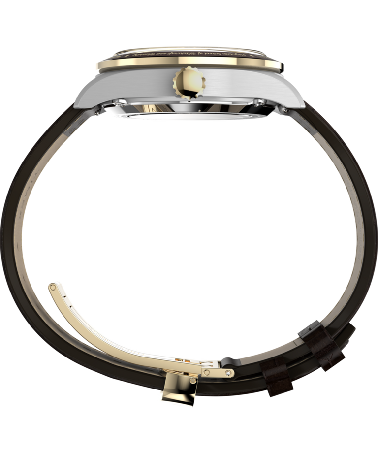 TW2Y75500 Harry Potter x Timex Waterbury Skeleton Automatic 39mm Leather Strap Watch Profile Image