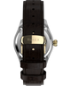 TW2Y75500 Harry Potter x Timex Waterbury Skeleton Automático, 39 mm, correa de piel. Imagen de la correa del reloj