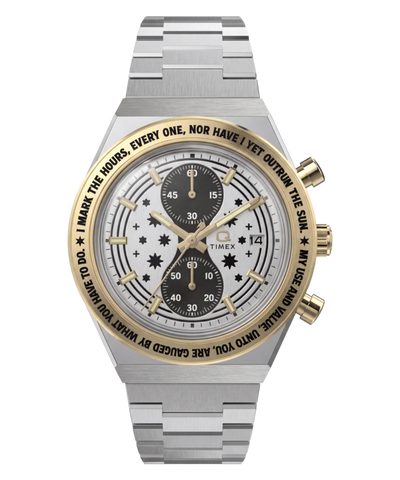 TW2Y75900 Harry Potter x Q Timex Time Turner Chronograph 40mm Stainless Steel Bracelet Watch Primary Image