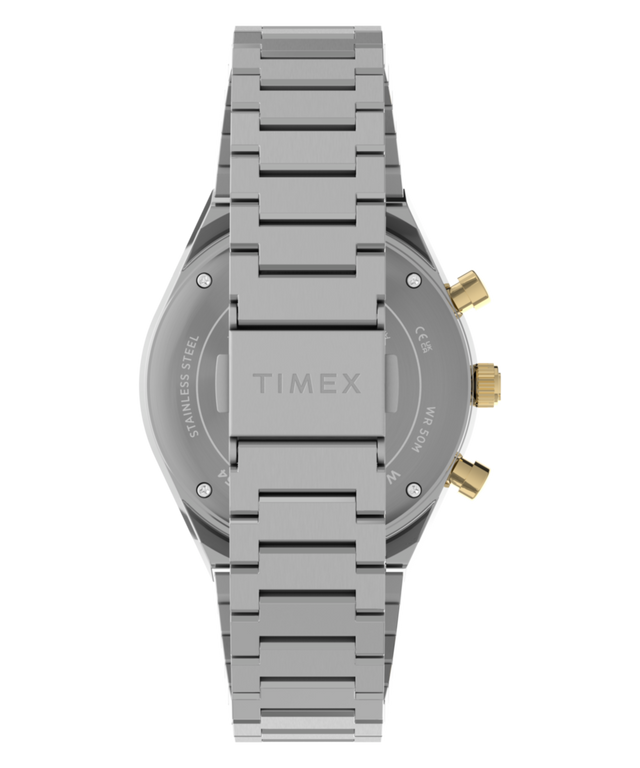 TW2Y75900 Harry Potter x Q Timex Time Turner Chronograph 40mm Stainless Steel Bracelet Watch Strap Image