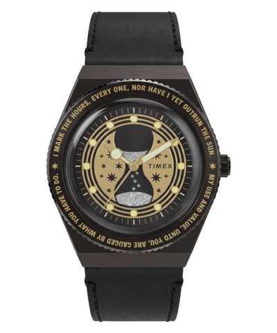 TW2Y76000 Harry Potter x Q Timex Time Turner 36mm Leather Strap Watch Primary Image