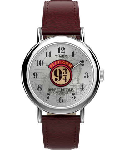 TW2Y76200 Harry Potter x Timex Weekender Platform 9 3/4 37mm Leather Strap Watch Primary Image