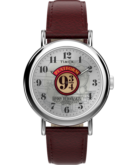 Harry Potter x Timex Weekender Platform 9 3/4 37mm Leather Strap