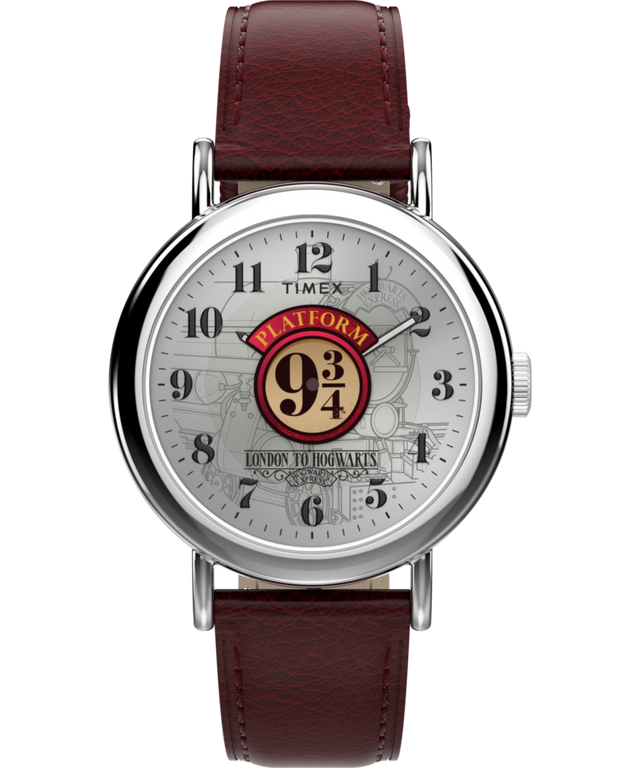 TW2Y76200 Harry Potter x Timex Weekender Platform 9 3/4 37mm Leather Strap Watch Primary Image