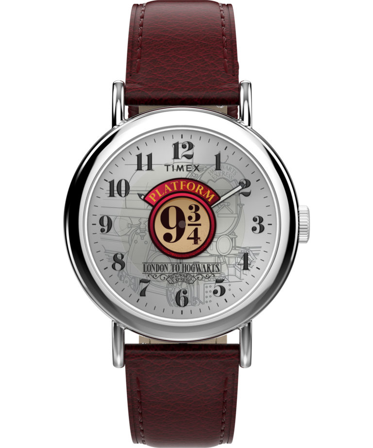 TW2Y76200 Harry Potter x Timex Weekender Platform 9 3/4 37mm Leather Strap Watch Primary Image