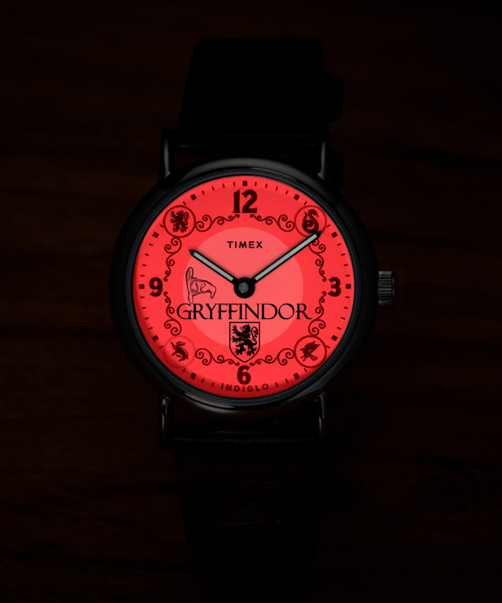 Harry Potter x Timex Weekender Gryffindor House 38mm Leather Strap