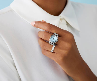 TW2Y77200 Cavatina® Mini 16mm Stainless Steel Expansion Band Ring Watch Primary Image