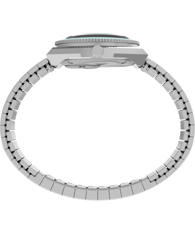 TW2Y77300 Q Timex® Mini 30mm Stainless Steel Expansion Band Watch  Profile Image