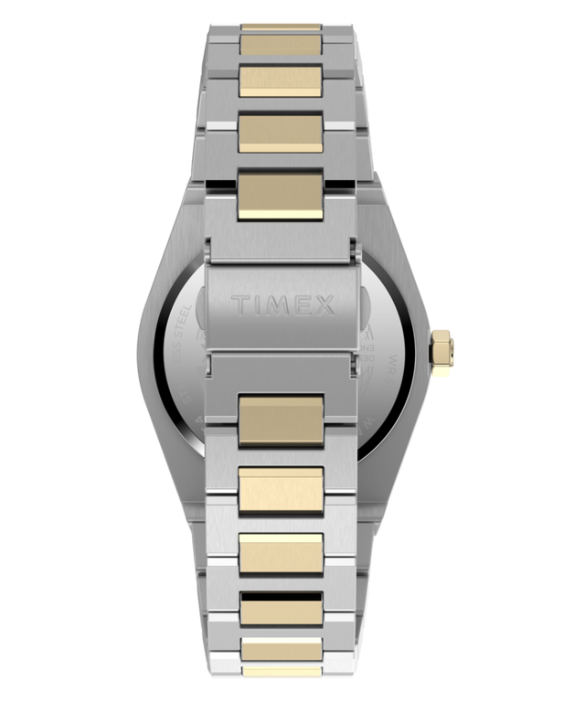 TW2Y81500 Q Timex Marbella, 40,5 mm, correa de acero inoxidable. Imagen de la correa del reloj
